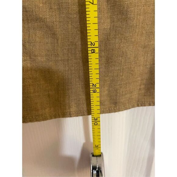 Patagonia Worn Wear Men’s M Brown Organic Cotton Long Sleeve Button Down Shirt - Picture 8 of 9